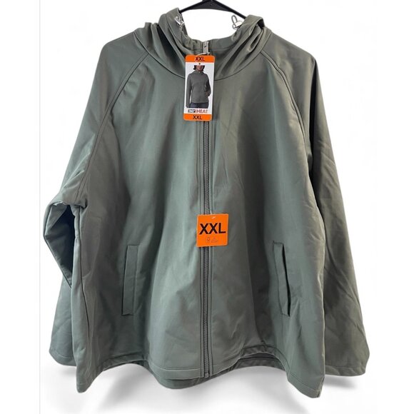32 Degrees Heat Jackets & Blazers - 32 Degrees Heat NWT Women's Fleeced Line Hooded Full Zip Softshell Jacket, XXL